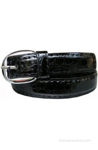 Amica Slexia Women Black Artificial Leather Belt(Black)